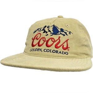 Coors Banquet Courduroy Hat Gold